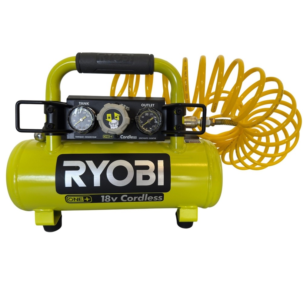 Ryobi ONE+ 18V Cordless 1 Gallon Air Compressor P739 Green Tool Only